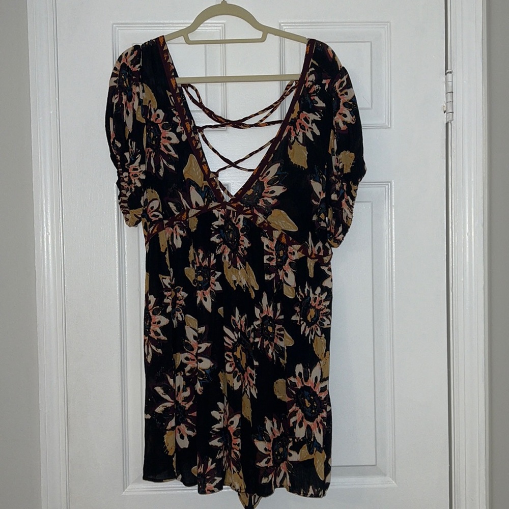 Free People Floral Romper